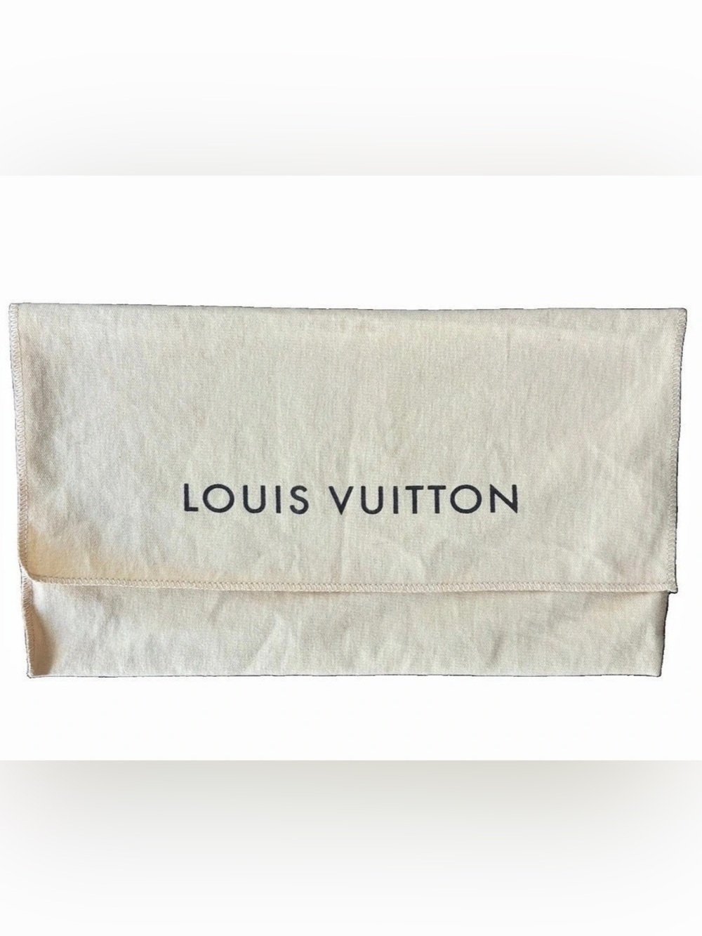 Authentic Louis Vuitton Vintage Beige 100% Cotton Dust Bag Made in India